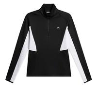 J.LINDEBERG Arja Quarter Zip Mid Layer - Mujer - Negro / Blanco - talla L- modelo 2026