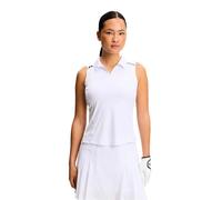 J.Lindeberg Leah Sleeveless Polo White Camiseta de mujer M