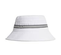 J.Lindeberg Sombrero Golf Tela elástica Rayas Denver Hombre - Blanco