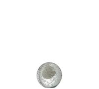 J-Line - Prensa de papel Bubbel Glas Zilver Small, vidrio