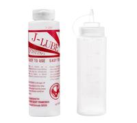 J-LUBE FISTING - Mezcla de polvo con agua, una botella hace más de 16 galones/60 litros y más de lubricante de 10 onzas + botella exprimible (500 ml)