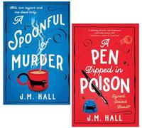 J.M Hall 2 Books Collection Set (A Spoonful of Murder & A Pen Dipped in Poison)