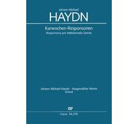 J. M. Haydn: Responsoria pro Hebdomada Sancta - Mixed Choir - SCORE
