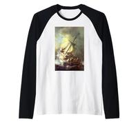 J. M. W. Turner The Shipwreck (Scene in a Storm) Camiseta Manga Raglan