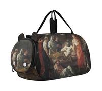 J. M. W. Turner Venice Dogana San Giorgio Maggiore - Bolsa de lona para niños pequeños, bolsas de fin de semana para niñas, bolsas de lona para viajes, deportes, famosas obras de arte de pintura