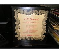J N HUMMEL, SEPTET OP 74, HOLLETSCHEK, WANAUISEK, SPURNY, KOCH, BREITENBACH, HUBNER,DURON, WESTMINSTER, WL 50-18