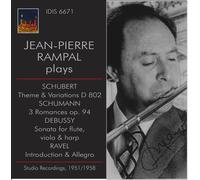 J.P. Rampal J.P. Rampal plays Schubert, Schumann, Debussy (CD) (Importación USA)