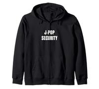 J-Pop Security - Disfraz Divertido de Halloween para mamá y papá Sudadera con Capucha