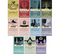 J.R.R. Tolkien Middle-Earth 11-Book Collection Set: The Hobbit, The Lord of the Rings Trilogy, The Silmarillion, Lost Tales & Legendary Fantasy Works