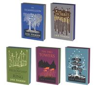 J. R. R. Tolkien Middle-earth Collector's Edition Set (5 Books): Hobbit, Silmarillion, Lord of the Rings (Fellowship, Two Towers, Return of the King)