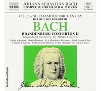J.S. バッハ:ブランデンブルク協奏曲集 2 (ケルン室内/ミュラー=ブリュール)