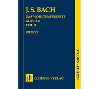 J.S.バッハ: 平均律クラヴィーア曲集 第2巻 BWV 870-893/原典版/Tomita編/ヘンレ社/中型スタディ・スコア