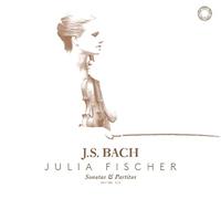 J.S.バッハ : 無伴奏ヴァイオリンのためのソナタとパルティータ (全6曲) / ユリア・フィッシャー (J.S.Bach : Sonatas & Partitas / Julia Fischer) [2CD] [Import] [日本語帯・解説付]