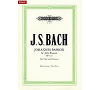 バッハ, J.S.:ヨハネ受難曲 BWV 245 (独語)/ペータース社/合唱作品