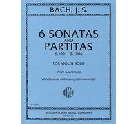 J.S. Bach: 6 Sonatas And Partitas (S.1001 - S.1006). Partituras para Violín