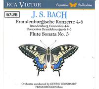 J. S. Bach Brendenburgische Konzerte 4 - 6 / Flute Sonata No. 3 Gustav Leonhardt - Frans Bruggen