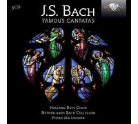 J.S. BACH: Famous Cantatas [CD de audio] Holland Boys Choir, Pieter-Jan Leusink and J.S.Bach