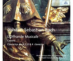 J.S. BACH L'Offrande Musicale CANONS - CONCERTOS pour 2,3 & 4 CLAVECINS 2CD
