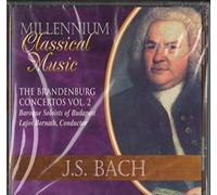 J.S. Bach - The Brandenburg Concertos Vol. 2 / Baroque Soloists of Budapest, Lajos Bernath, Conductor / Millennium Classical Music / 1999 CD Import