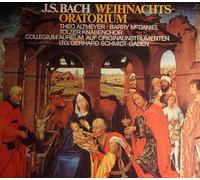 J. S. Bach Weihnachts-Oratorium LP-Box mit Booklett. Theo Altmeyer - Barry McDaniel, Tölzer Knabenchor, Collegium Areum auf Originalinstrumenten, Leitung Gerhard Schmidt-Gaden