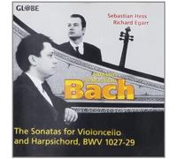 J.S. / Hess / Egarr Bac Sonatas Violoncello & Harpsichor (CD) (Importación USA)