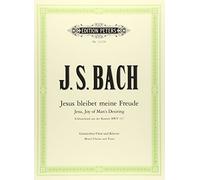 バッハ, J.S.: JESU,JOY OF MAN'S DESIRING(S,A,T,B)/ペータース社/フランクフルト/合唱作品