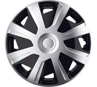 J-Tec Juego de 4 Tapacubos Mistral Van 16 Pulgadas Plateado/Negro (esférico)