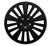 J-Tec Juego de 4 Tapacubos Scuba SR 14 Pulgadas Negro