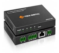 J-Tech Digital Adaptador convertidor TCP/IP a IR RS232 RS485 GPIO, expansor de puerto serie de red alimentado por PoE con GUI web y control API (JTECH-TIR)