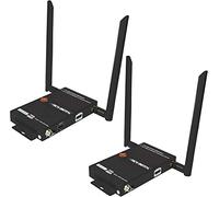 J-Tech Digital HDbitT Series 1X2 Wireless HDMI Extender 200' Dual Antenna Supporting Full HD 1080p with HDMI Loop Output IR Passthrough [JTECH-WEX200]
