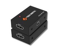 J-Tech Digital Repetidor HDMI 2.1 8K, extensor de amplificador de señal HDMI de 48 Gbps, 8K a 60Hz (48 pies) 4K a 60Hz (66 pies), HDR10, HDCP, DSC, audio 7.1, alimentado por USB-C para PS5, Xbox, PC
