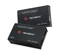 J-Tech Digital USB Over Ethernet Extender USB Balun Over cat5e cat6 99m/328ft PoC, Play and Plug, No Driver Needed, USB2.0 for Game Controller, Mac & PC and USB2.0 Supported Devices [JTECH-BE100]