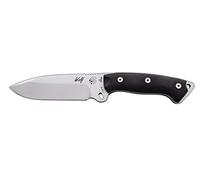 J&V Adventure Knives JV Cuchillo Wolf G10 CNC Funda Cordura para Caza, Pesca, Supervivencia y Bushcraft Realizado en Albacete + Portabotellas de Regalo