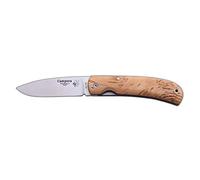 J&V Adventure Knives JV Navaja CAMPERA Abedul para Caza, Pesca, Supervivencia y Bushcraft Realizado en Albacete + Portabotellas de Regalo