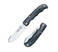 J&V TUCAN - Navaja Plegable de Bolsillo para Acampada Bushcraft Campo Supervivencia Caza Pesca Marcha, Hoja de 8,5 cm Acero Inoxidable Sandvik 14C28N, Hecho en España