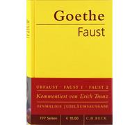 J W von Goethe Faust Der Tragodie erster und zweiter Teil Urfaust (Tapa dura)