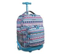J World New York Sunrise Rolling Backpack Mochila tipo casual 18 centimeters 34.5 Multicolor (Mint Tribal)