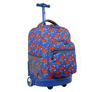 J World Sunrise - Mochila con ruedas para niñas y niños, mochila con ruedas para la escuela, Flamenco, 18", Sunrise Kids - Mochila con ruedas para niñas, niños y adolescentes. Mochila con ruedas