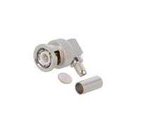 J01000A1257 Conector BNC macho con ángulo de 90° 50Ω B9907,RG58C/U PTFE TELEG...