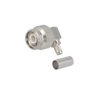 J01010A0006 Conector TNC macho con ángulo de 90° 50Ω RG142,RG223,RG400 TELEJA...