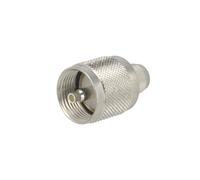 J01040A0010 Conector UHF (PL-259) macho recto RG214 conexión de pinza TELEGARTN