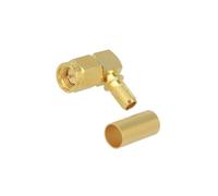 J01150A0081 Conector SMA macho con ángulo de 90° 50Ω RG142,RG223,RG400 TELEJA...