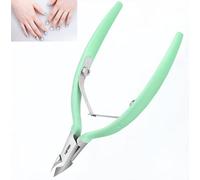 J2 Tijeras profesionales para uñas de acero inoxidable, pinza para cutículas, juego de limpieza de uñas de corte suave y afilado para salón de belleza y uso doméstico