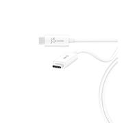 J5 Create JUCX01 cable USB de 0,7 m USB C blanco - Cables USB (0,7 m, USB C, USB C, 3.1 (3.1 Gen 2), Male connector/Male connector, Blanco)