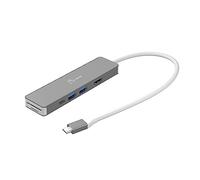 j5create 7 en 1 Hub USB-C Delgado de Alto Rendimiento/HDMI 4K60/puerto USB-C de 10 Gbps/2 Puertos USB-A de 10 Gbps/Carga PD de 95 W/SD/microSD/para MacBook/XPS/Thinkpad/portátiles/iPad Pro (JCD390)