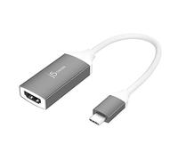 j5create Adaptador USB Tipo-C a HDMI- 3840 x 2160 @ 60Hz | HDMI 1.4 4K @ 30 Hz a 4K @ 60 Hz | Adaptador Compatible con MacBook, Chromebook, Tablet o PC.