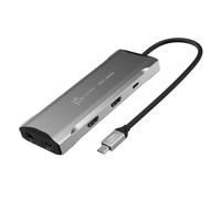 Miniestación de acoplamiento j5create 4K60 Elite USB-C® Triple-Monitor 10Gbps