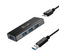J5CREATE JUH340 Mini HUB USB 3.0 4 Puertos