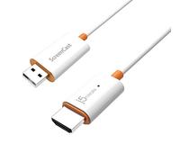 j5create ScreenCast HDMI Wireless Display Adapter Receiver - Mirror Phone, Tablet, Laptop to HDTV - Compatible con MiraCast, AirPlay, Android, Windows 10 PC, iOS, iPhone, Tablet (JVAW56)