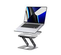 j5create Soporte de Aluminio Multi-Angulo para Portátil, Soporte Ergonómico para Portátil, Apto para MacBook, DELL, HP, Lenovo, Se Adapta a la mayoría de los portátiles de hasta 16 Pulgadas (JTS127)